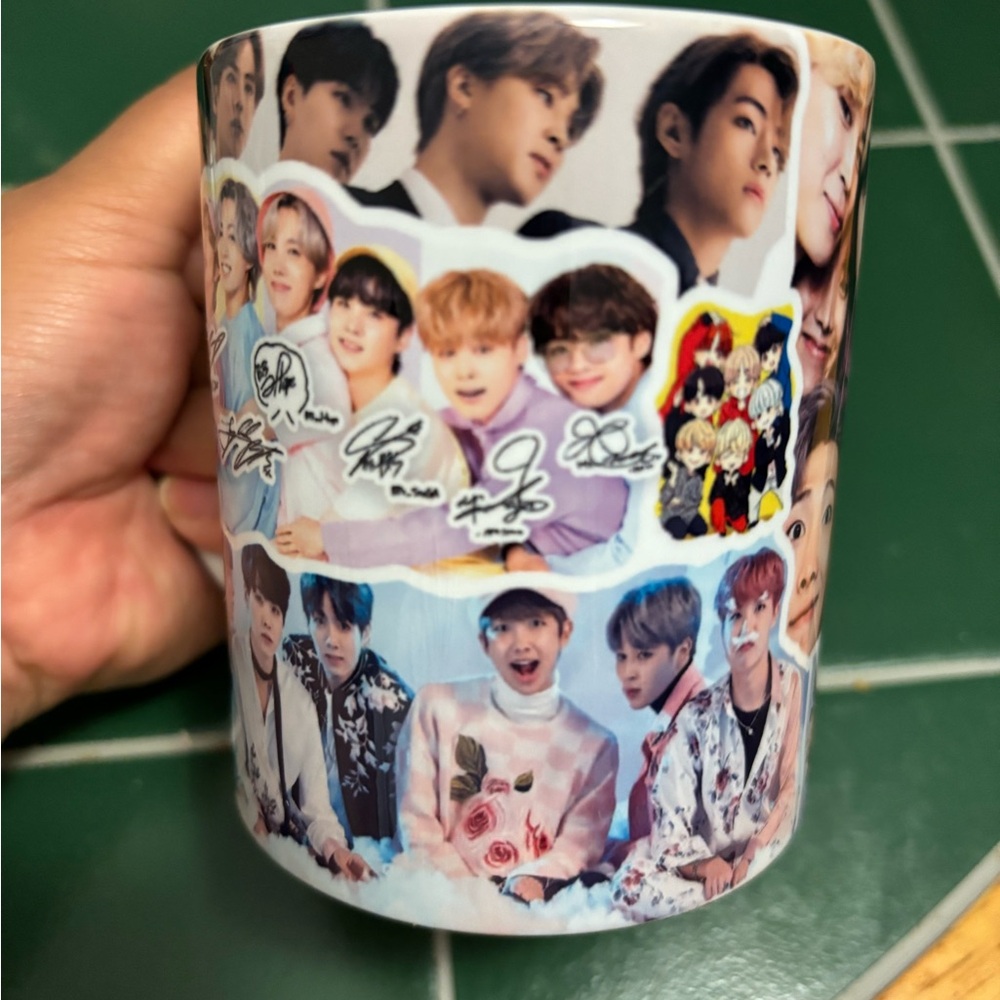 Brand new Colorful KPOP Band BTS Photo Mug